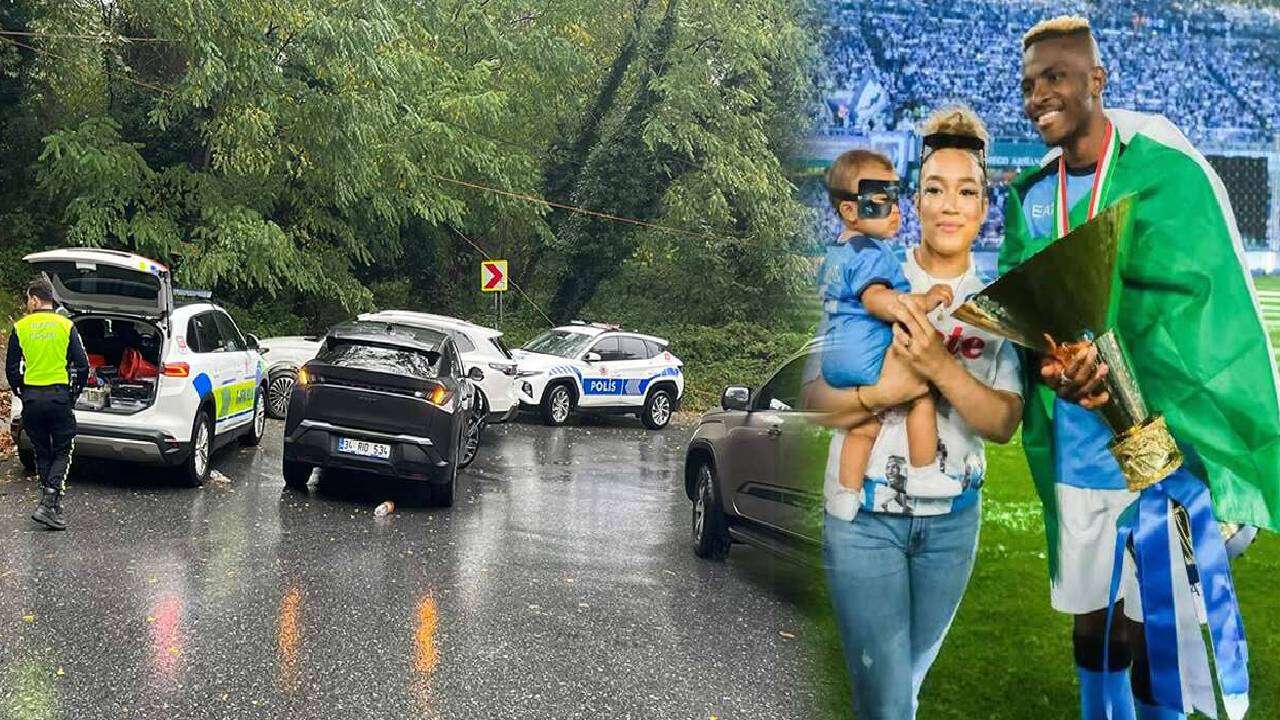 Galatasaraylı Victor Osimhen'i korkutan kaza: 8 aylık hamile sevgilisi hastaneye kaldırıldı! 2